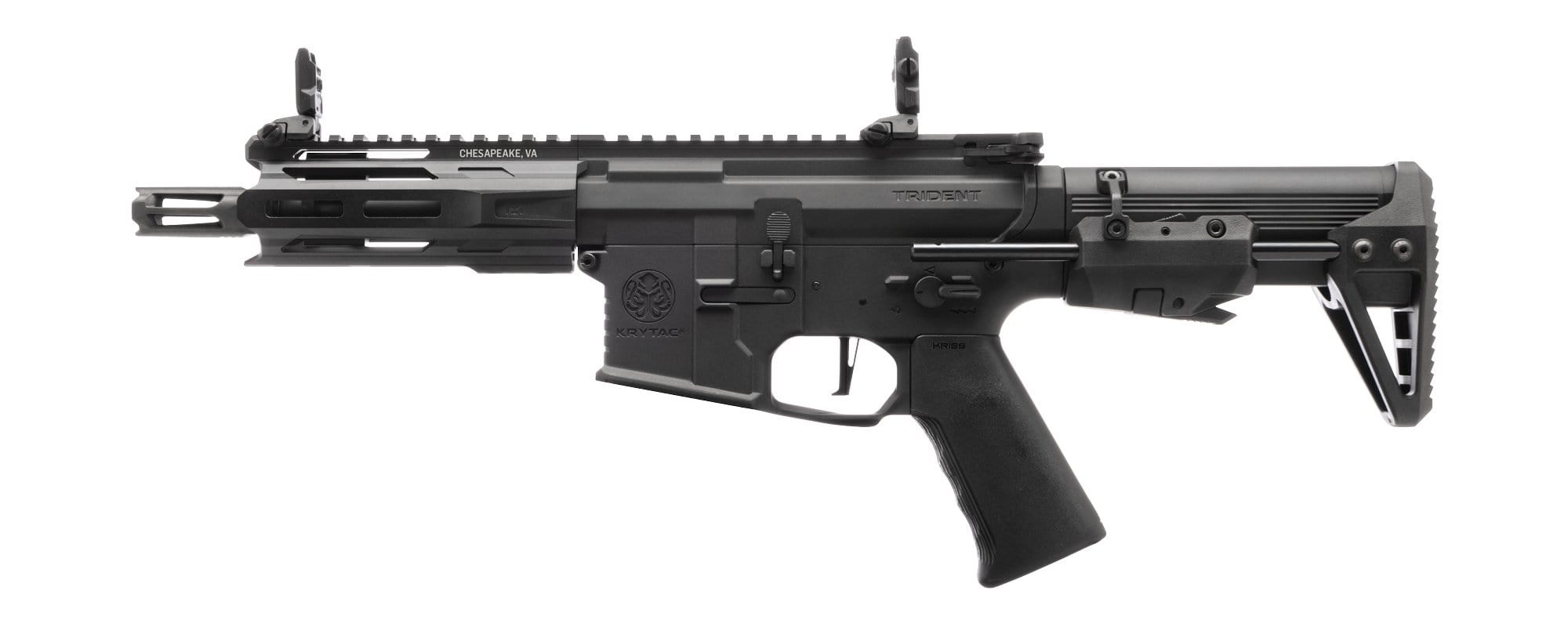 Krytac Trident MKII PDW-M Airsoft AEG Rifle (Color: Black) - Eminent Paintball And Airsoft