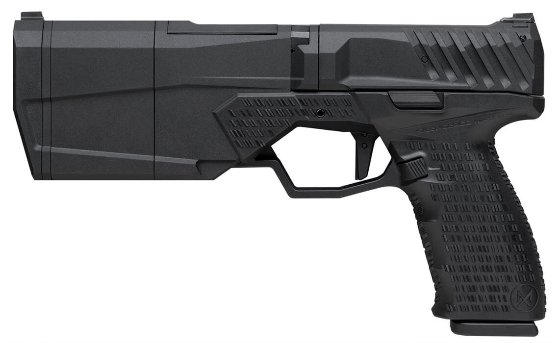 KRYTAC SilencerCo Licensed Maxim 9 Integrally Suppressed Gas Blowback Airsoft Pistol - Eminent Paintball And Airsoft