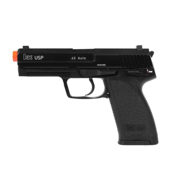 Heckler & Koch / Umarex Full Metal USP Full Size NS2 Airsoft Gas Blowback Gun by KWA - Eminent Paintball And Airsoft