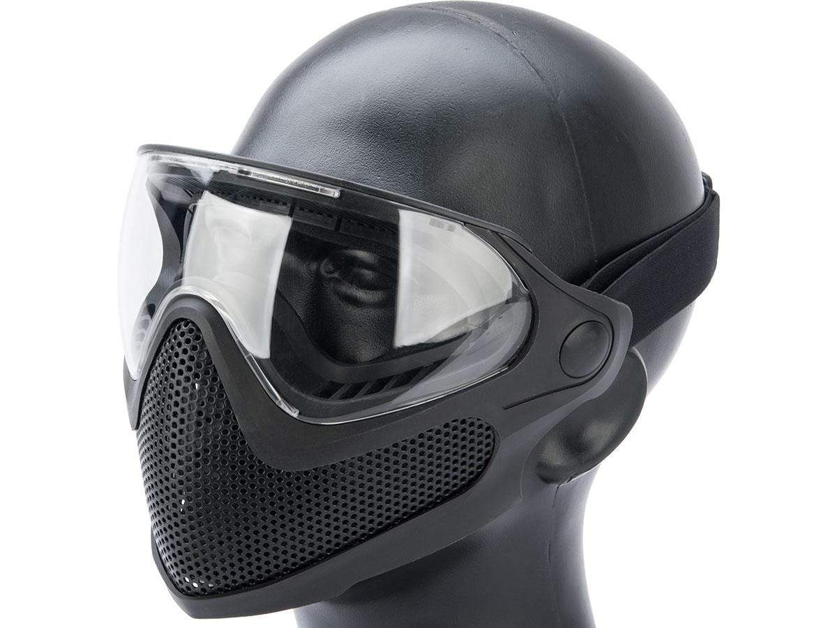  Steel Mesh Lower Face Protection (Color: Black) - Eminent Paintball And Airsoft