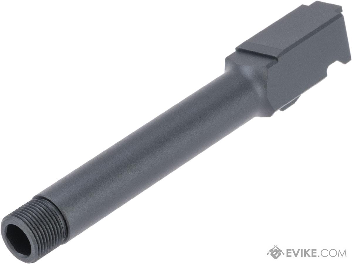 Pro-Arms CNC Aluminum Threaded Outer Barrel for Elite Force GLOCK 17 Gen.5 GBB Pistols (Color: Black) - Eminent Paintball And Airsoft