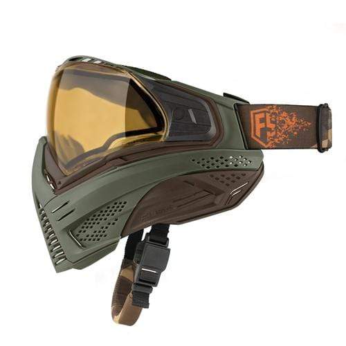 First Strike Push Unite Goggles - Tan/Brown - Eminent Paintball And Airsoft
