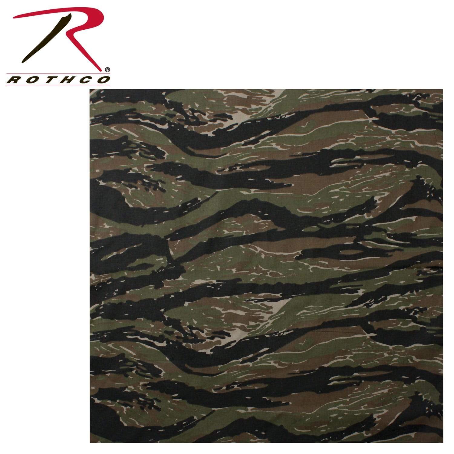 Rothco Classic Camo Bandana - Tiger Stripe - Eminent Paintball And Airsoft