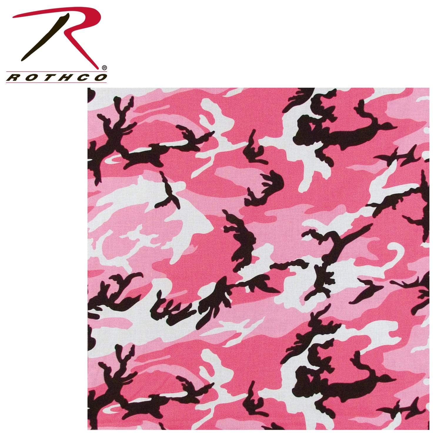 Rothco Colored Camo Bandana - Pink Camo - Eminent Paintball And Airsoft