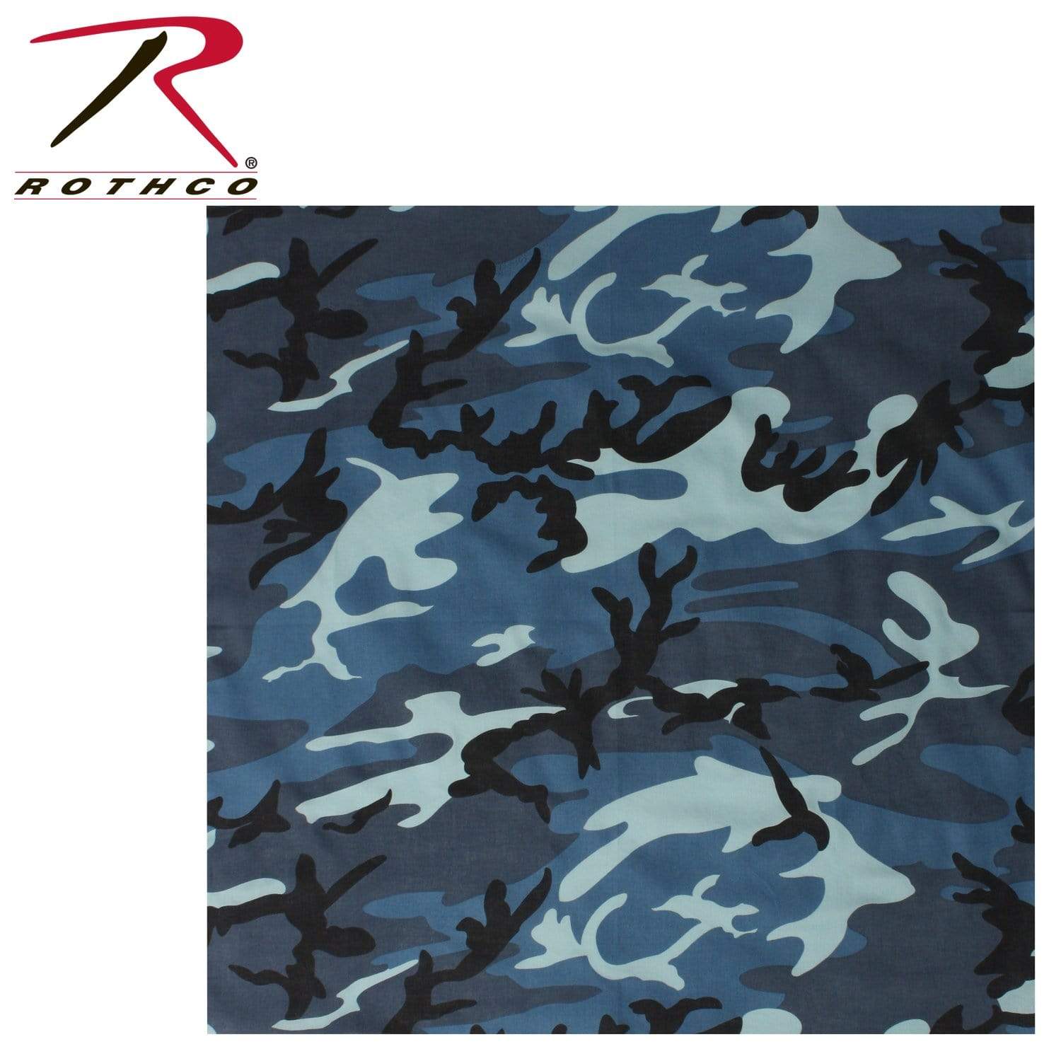 Rothco Colored Camo Bandana - Sky Blue Camo - Eminent Paintball And Airsoft