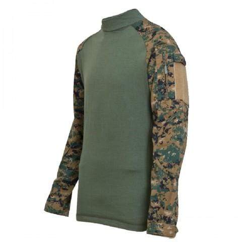 Rothco Military Combat Shirt -  Digi Woodland Camo - Eminent Paintball And Airsoft