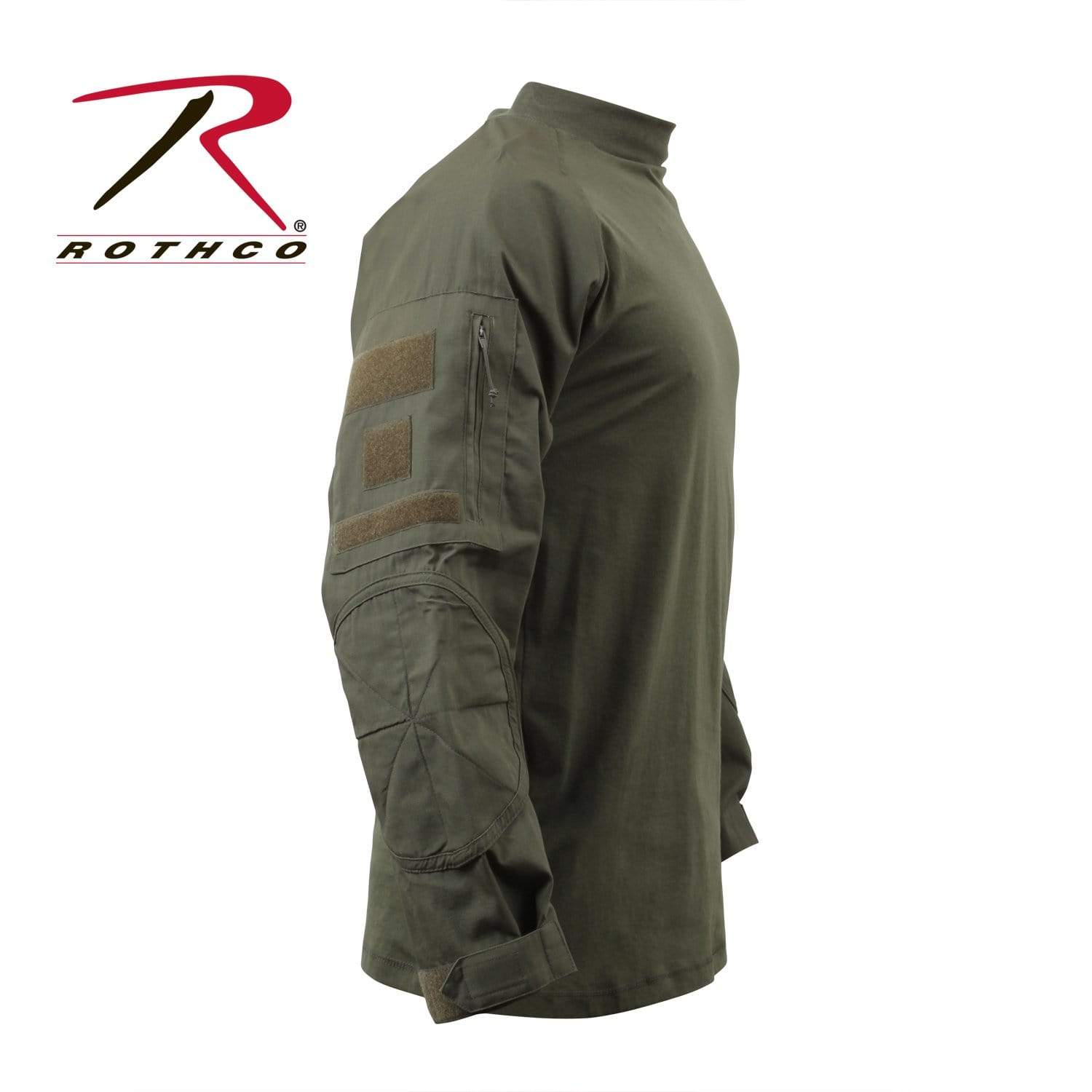 Rothco Military Combat Shirt- Olive Drab - Eminent Paintball And Airsoft