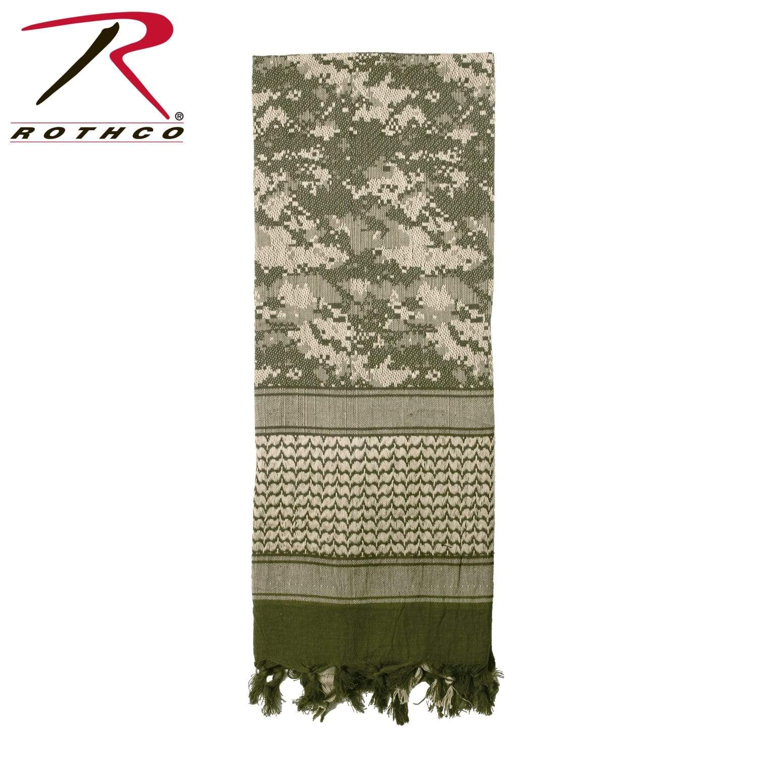 Rothco Digital Camo Shemagh Tactical Desert Keffiyeh Scarf - ACU - Eminent Paintball And Airsoft