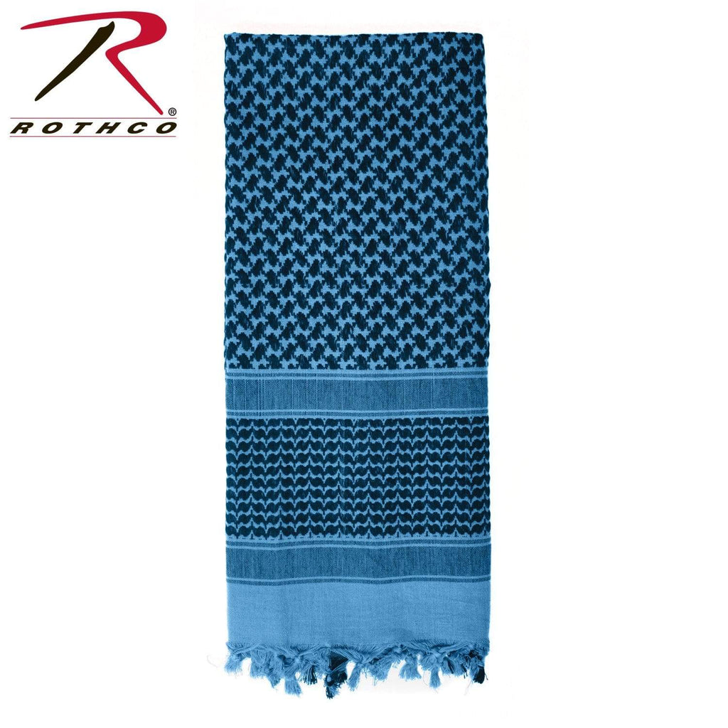 Rothco Shemagh Tactical Desert Keffiyeh Scarf - Black/Blue - Eminent Paintball And Airsoft