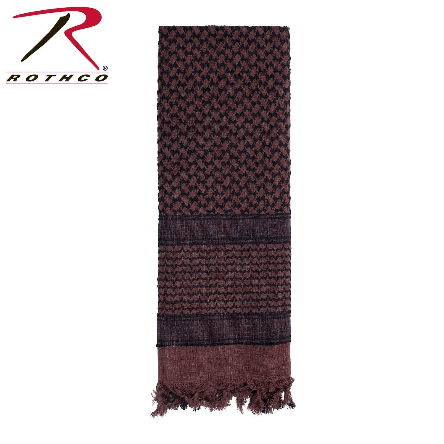 Rothco Shemagh Tactical Desert Keffiyeh Scarf - Brown - Eminent Paintball And Airsoft