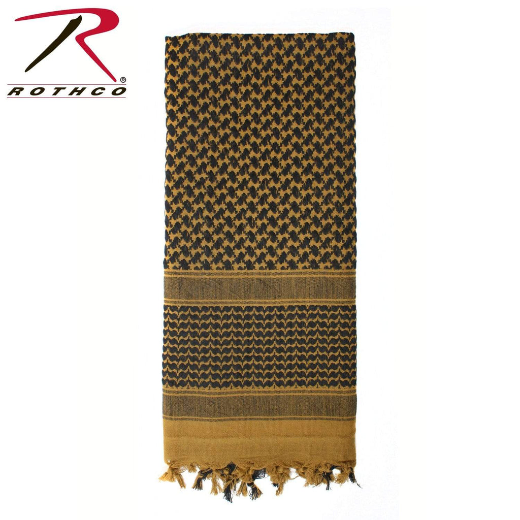Rothco Shemagh Tactical Desert Keffiyeh Scarf - Coyote Brown - Eminent Paintball And Airsoft