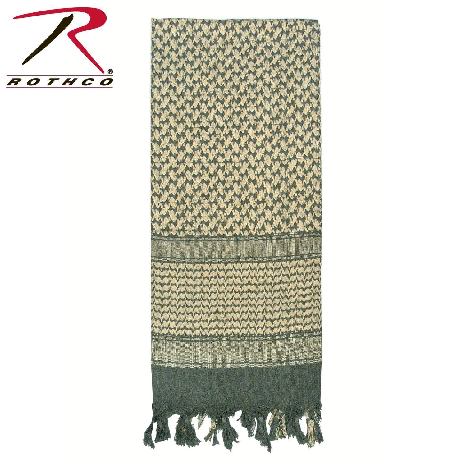 Rothco Shemagh Tactical Desert Keffiyeh Scarf - Foliage Green - Eminent Paintball And Airsoft