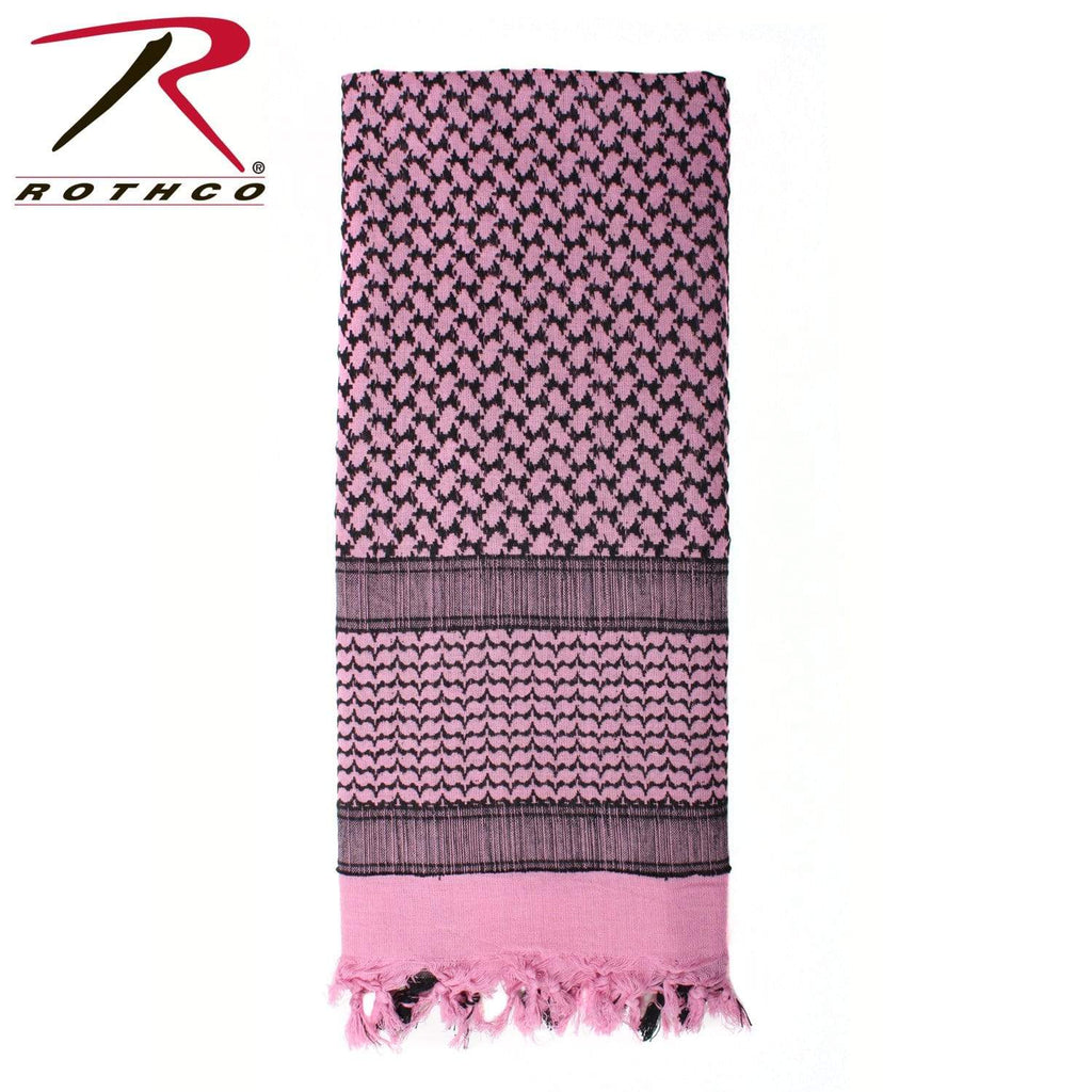 Rothco Shemagh Tactical Desert Keffiyeh Scarf - Pink - Eminent Paintball And Airsoft