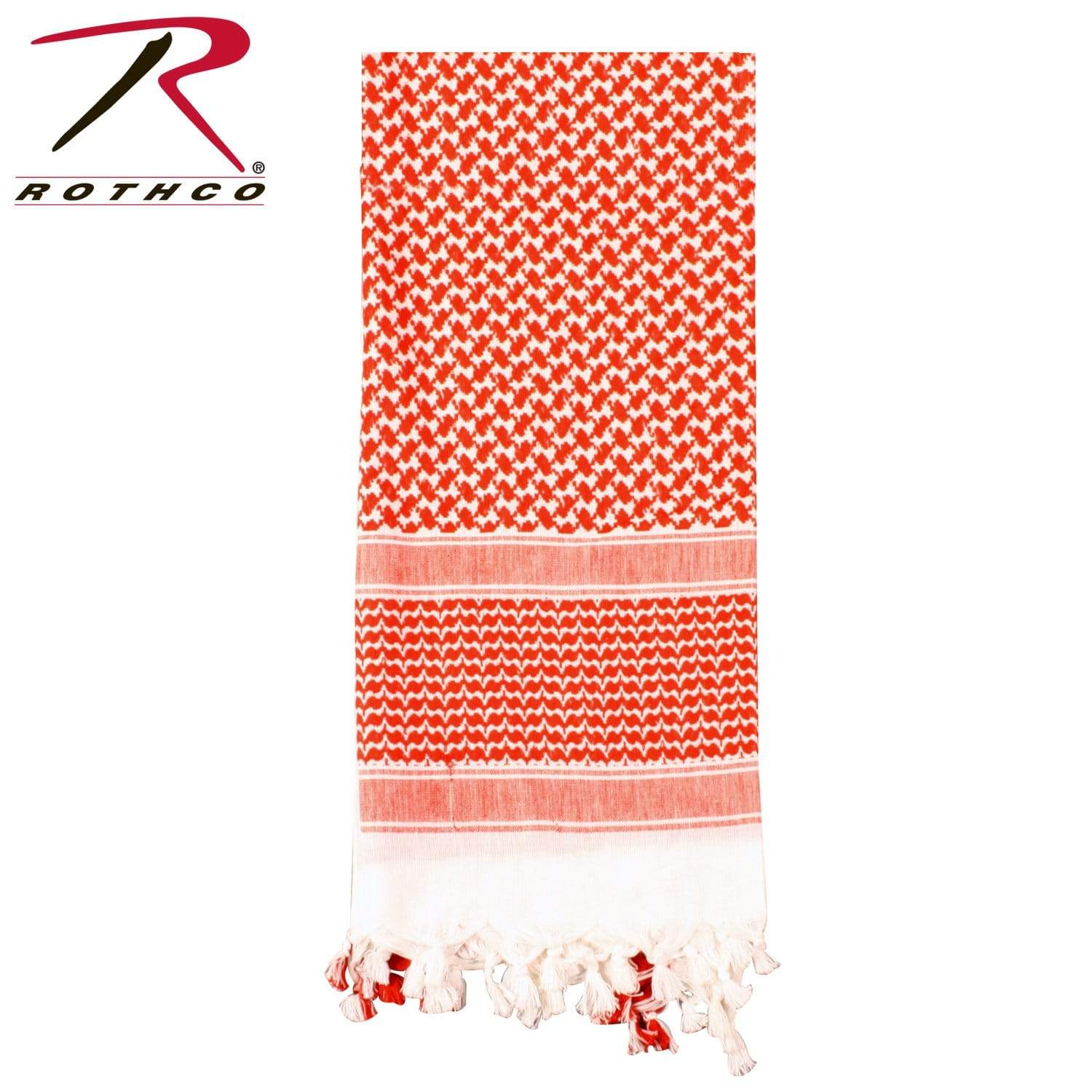Rothco Shemagh Tactical Desert Keffiyeh Scarf - Red/White - Eminent Paintball And Airsoft