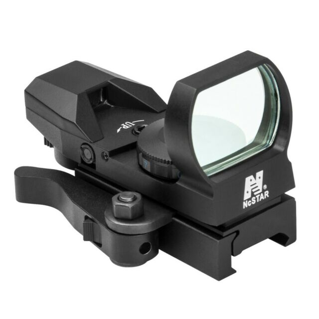 NcSTAR LED 4 Reticle Blue Dot Reflex Sight w/ QR Mount - Eminent Paintball And Airsoft