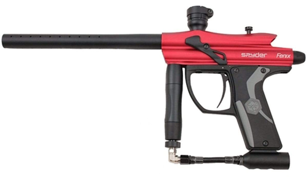 2012 KINGMAN SPYDER FENIX ELECTRONIC PAINTBALL GUN - GLOSS RED - Eminent Paintball And Airsoft