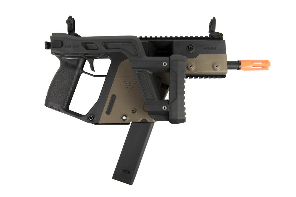 KRISS USA Licensed Kriss Vector Airsoft AEG SMG Rifle by Krytac (Model: Stock / Dual-Tone) - Eminent Paintball And Airsoft