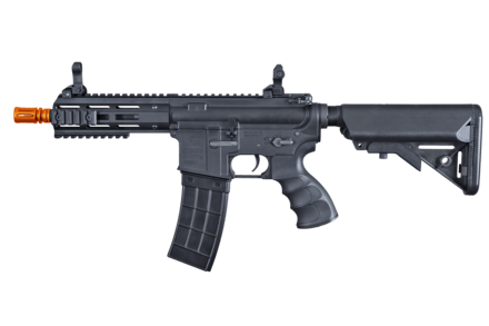 Tippmann Recon AEG Shorty 6 in. Barrel M-Lok Shroud - BLK (US Orange TIP) - Eminent Paintball And Airsoft
