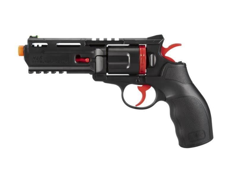 Elite Force H8R CO2 Powered Airsoft Revolver - Black/Red - Eminent Paintball And Airsoft
