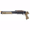 Tactical Force Tri-Shot Spring Powered Pump Shotgun by UMAREX (Color: Black / Tan) - Eminent Paintball And Airsoft