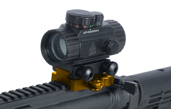 UTG 5-Slot QD Lever Mount Adaptor and Riser, Medium Profile - Eminent Paintball And Airsoft