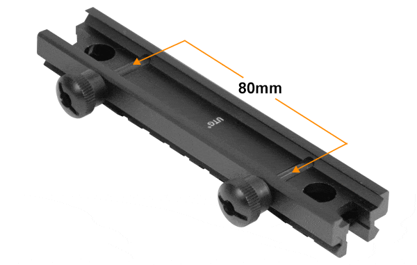 UTG Hi-profile Full Size Riser Mount, 1" High, 13 Slots - Eminent Paintball And Airsoft