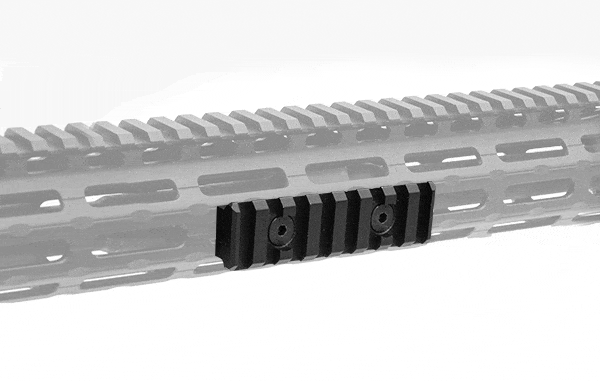 UTG PRO M-LOK® 8-Slot Picatinny Rail Section, Black - Eminent Paintball And Airsoft