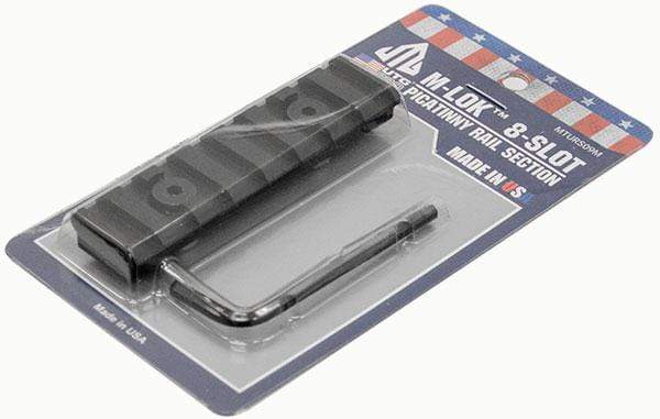 UTG PRO M-LOK® 8-Slot Picatinny Rail Section, Black - Eminent Paintball And Airsoft
