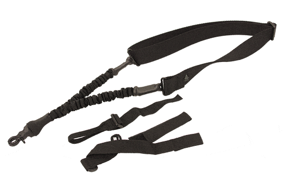 UTG Single Point Bungee Sling with Reinforced Snap Hook, Black - Eminent Paintball And Airsoft