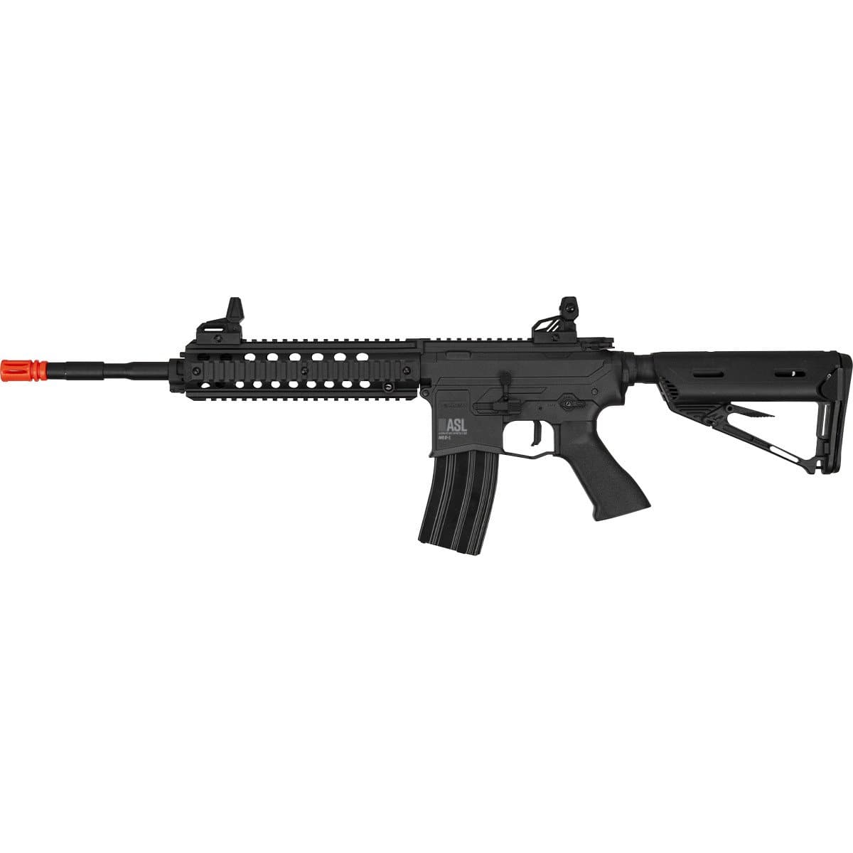 Valken ASL Series M4 Airsoft Hi-Velocity Rifle AEG 6mm Rifle - MOD-L - Black - Eminent Paintball And Airsoft