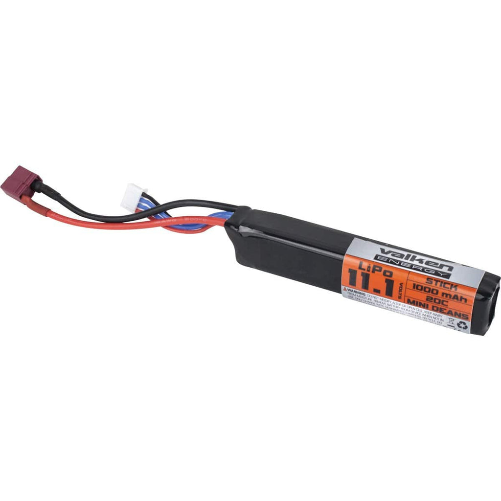 Valken Battery - LiPo 11.1V 1000mAh 30c Stick / Deans - Eminent Paintball And Airsoft