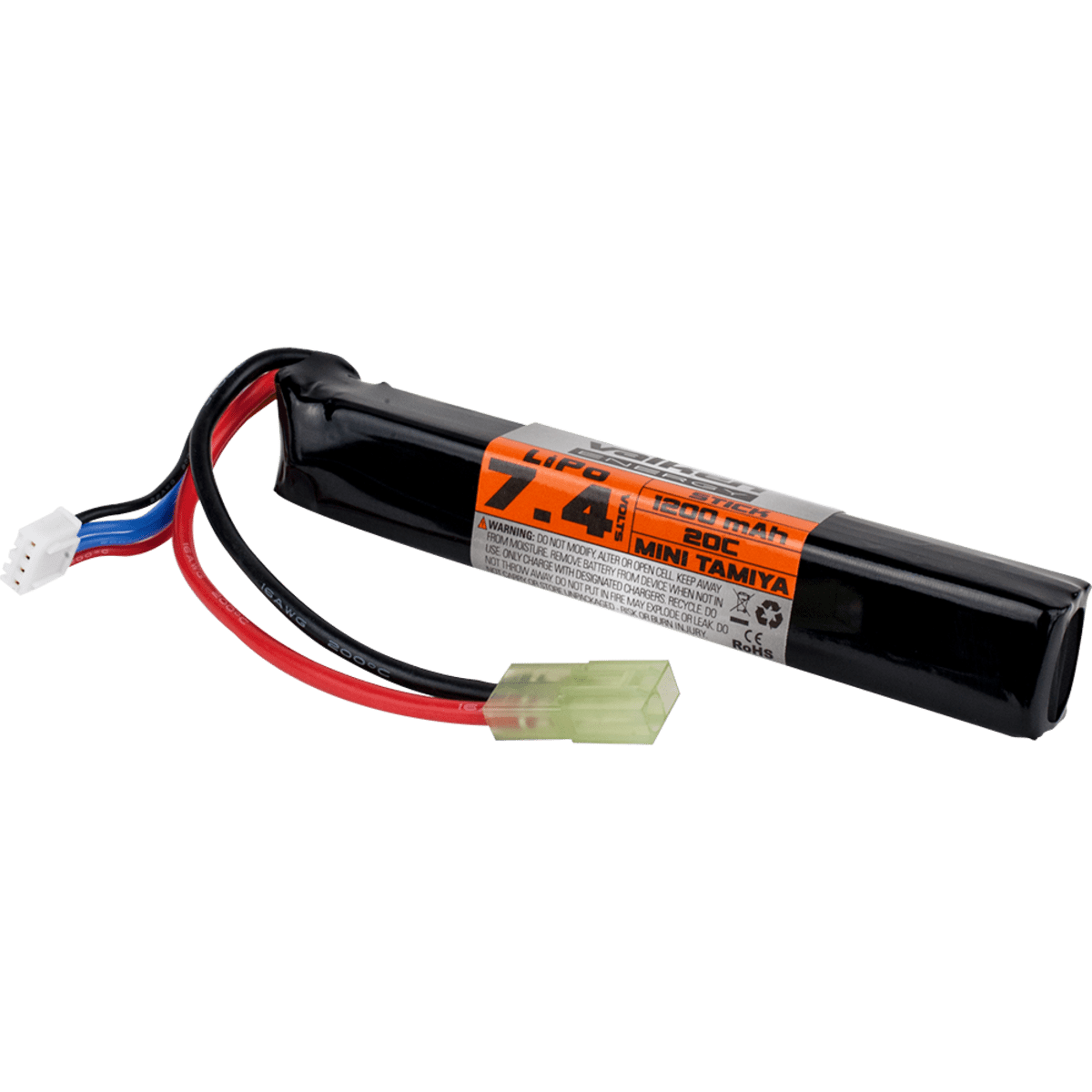Valken LiPo Battery - 7.4v 1200mAh 30c Stick / Tamiya - Eminent Paintball And Airsoft
