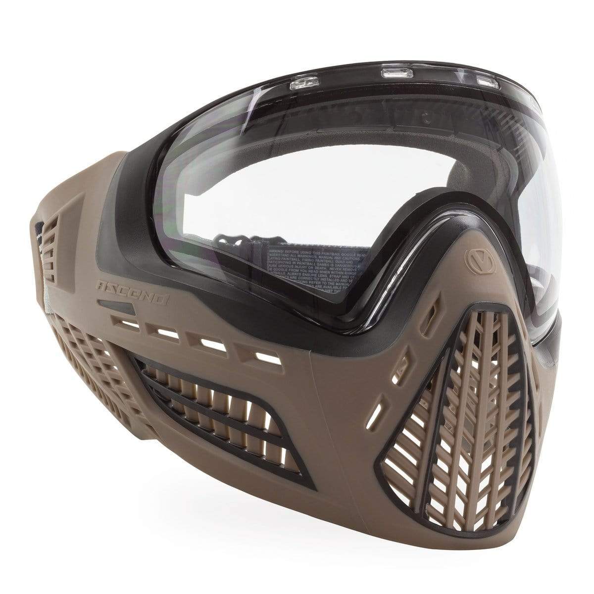 Virtue VIO Ascend Goggle - FDE Clear - Eminent Paintball And Airsoft