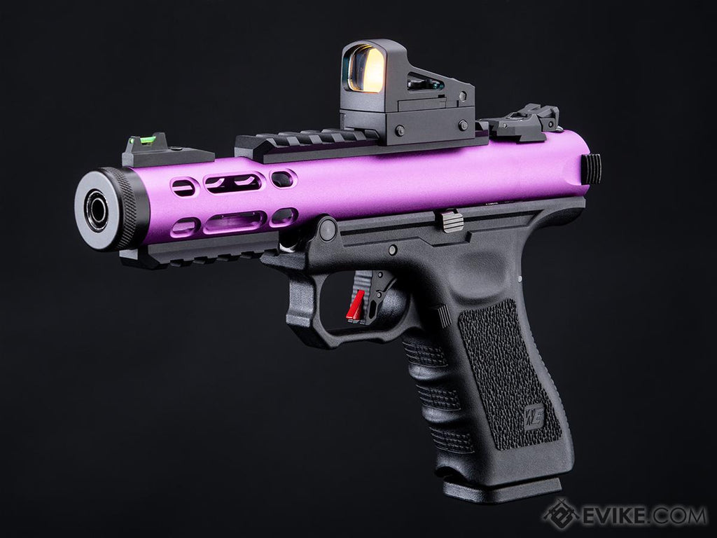 WE-Tech Galaxy Select-Fire Gas Blowback Airsoft Pistol (Color: Purple) - Eminent Paintball And Airsoft
