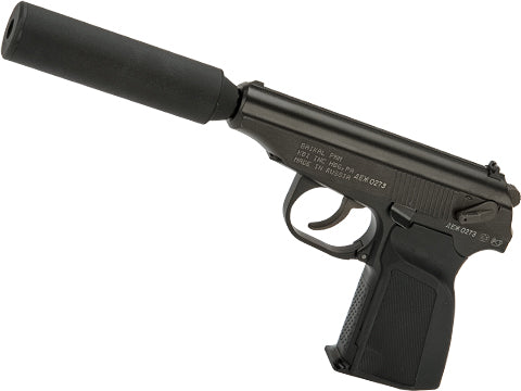 Baikal Licensed PMM Gas Blowback Pistol w/ Mock Suppressor by WE-Tech - Eminent Paintball And Airsoft
