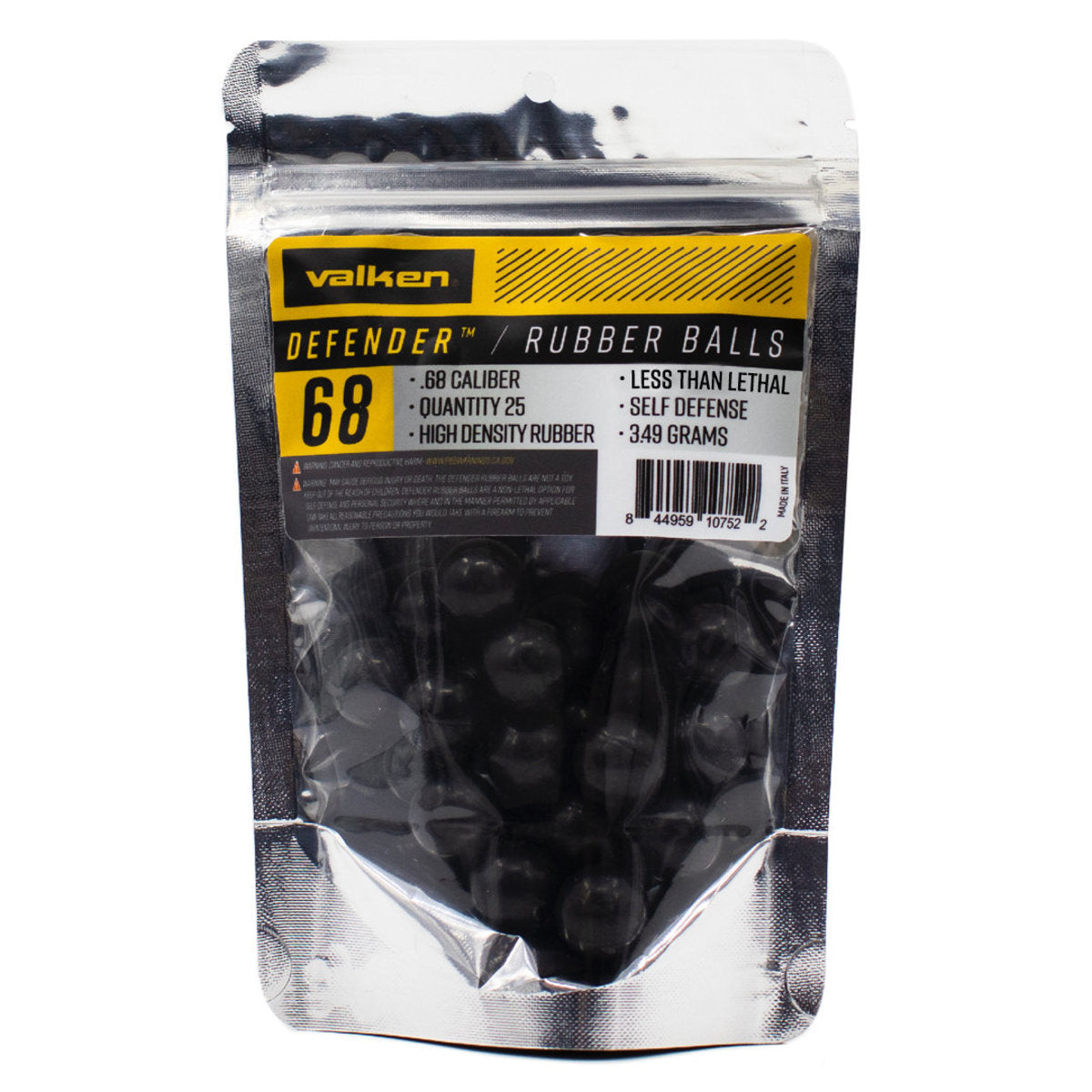 Valken Defender Hard Rubber Balls - 25ct - Eminent Paintball And Airsoft