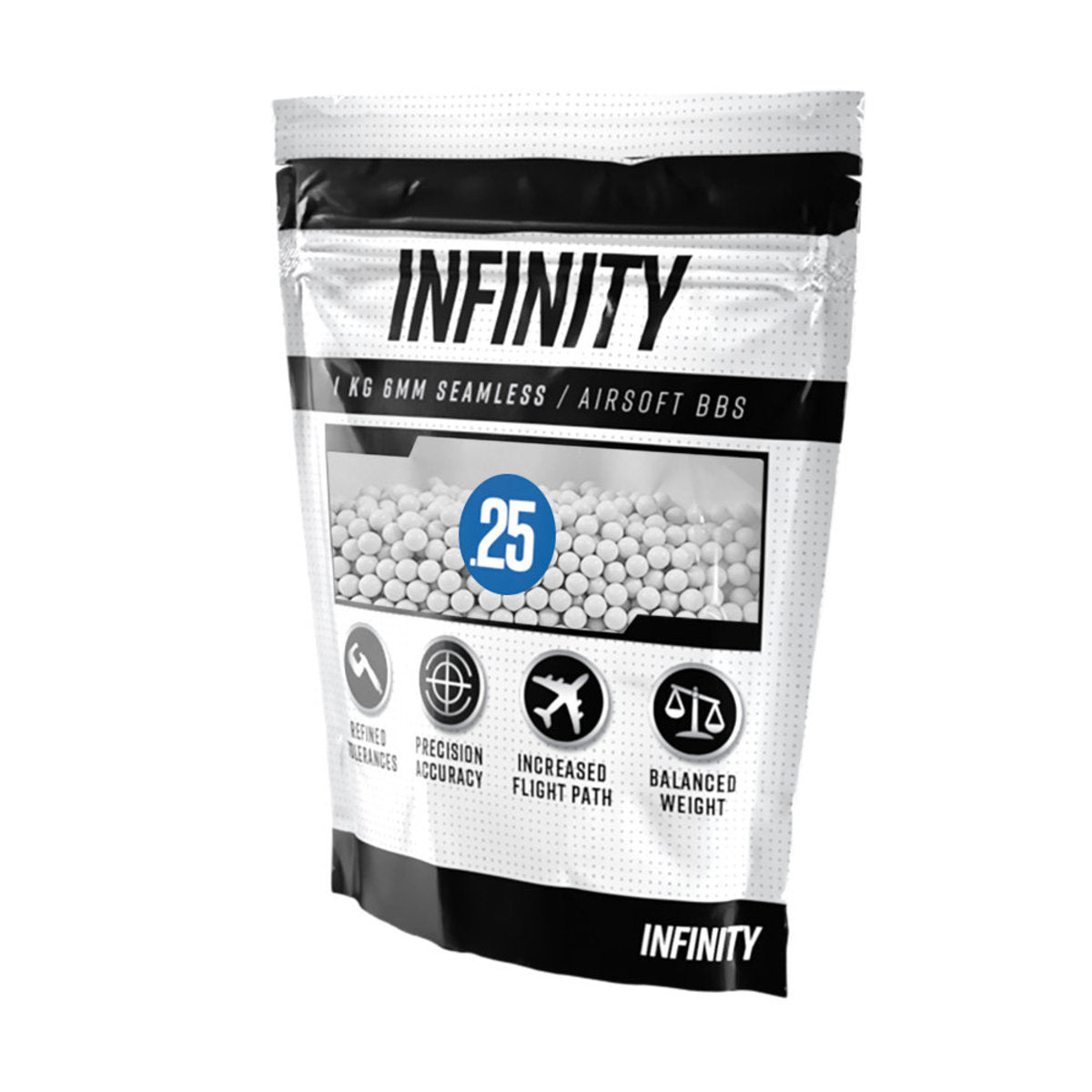 VALKEN INFINITY AIRSOFT BB- .25G 4000 RDS - Eminent Paintball And Airsoft