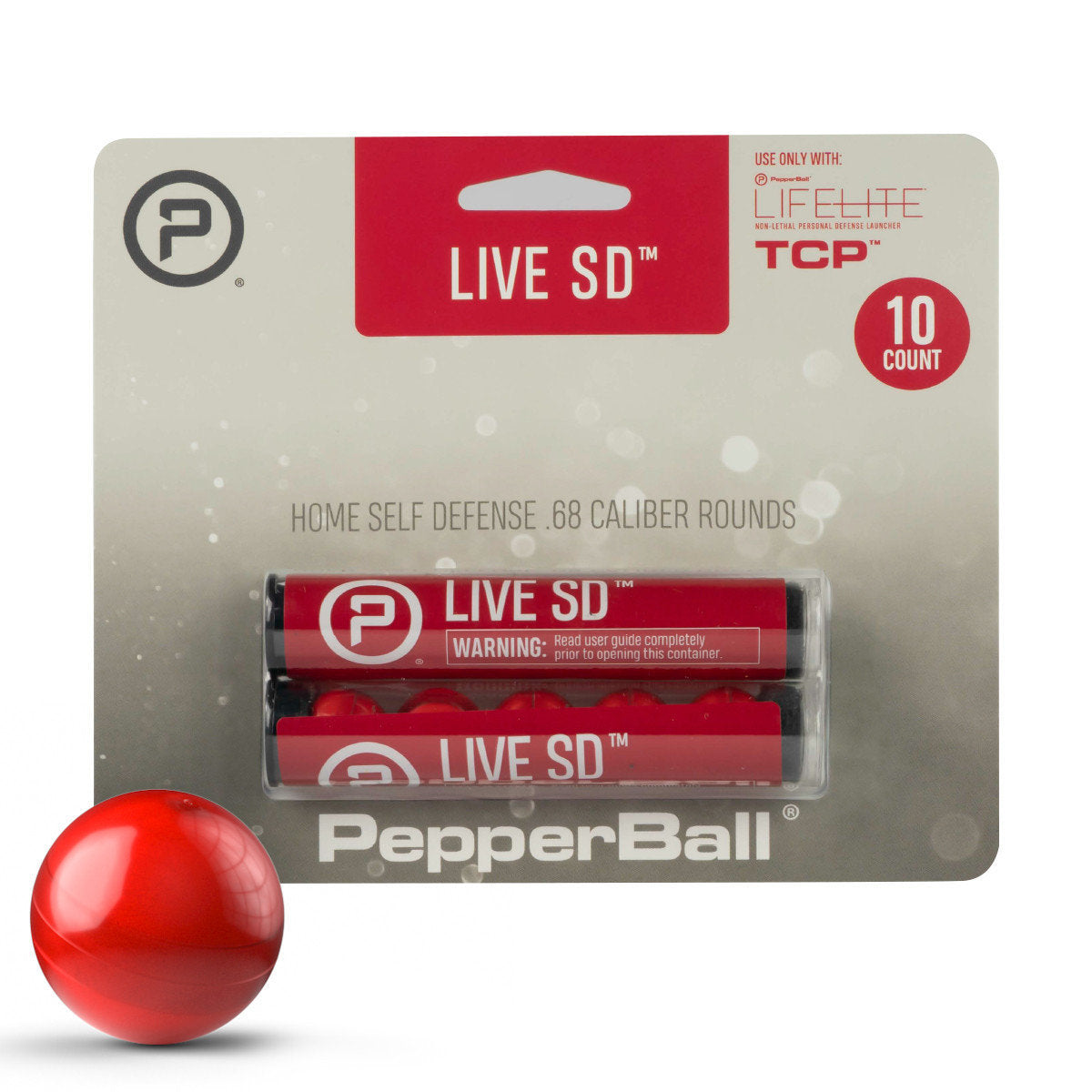 PepperBall LIVE SD .68 Caliber Projectiles (10 PepperBalls) - Eminent Paintball And Airsoft
